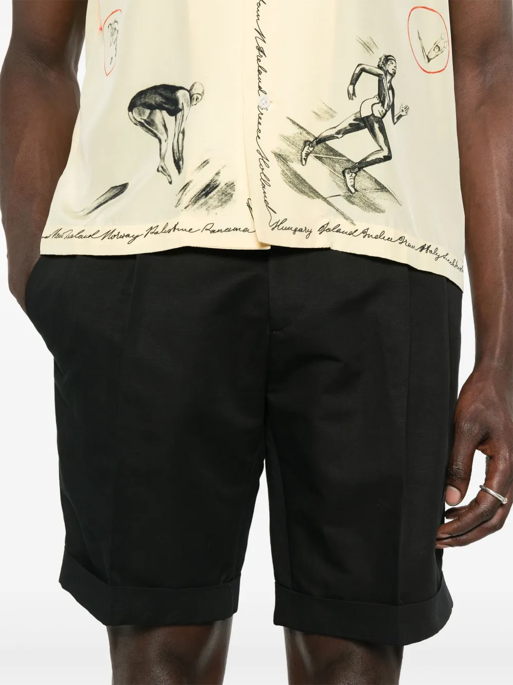 Briglia 1949 Amalfis shorts Zwart