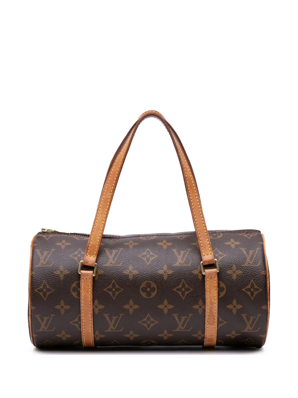 Louis Vuitton Pre-Owned 2002 モノグラム パピヨン 28 ハンドバッグ - ブラウン Louis Vuitton Pre-Owned 2002 モノグラム パピヨン 28 ハンドバッグ - ブラウン