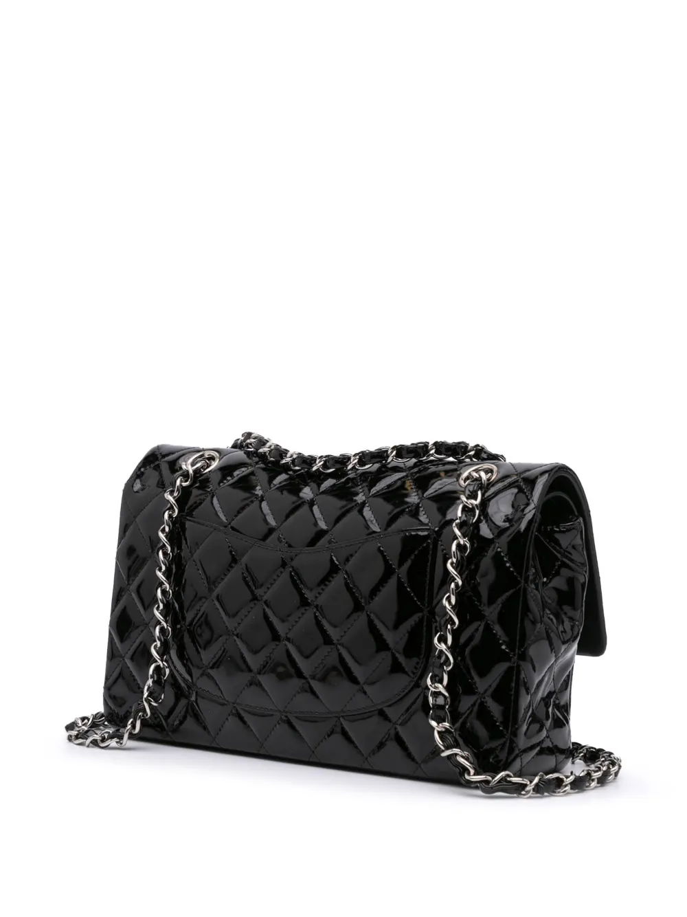 CHANEL Pre-Owned 2013-2014 Jumbo Classic Patent Double Flap shoulder bag | Pre-Owned | Image 2