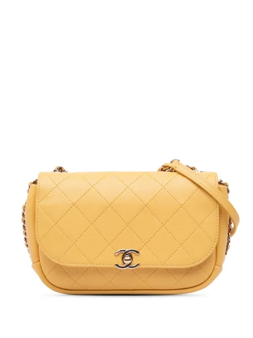 Sac à bandoulière Casual Trip Flap en cuir de chrèvre matelassé (2018-2019) - CHANEL Pre-Owned - Modalova