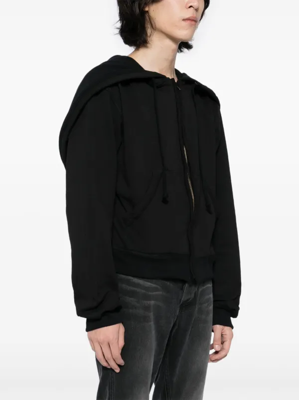 Zip Up Popular Mens Hoodie Zip-up Hoodie Black FARFETCH IN