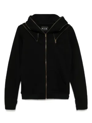 Thom Krom ジップアップ パーカー | ブラック | FARFETCH JP