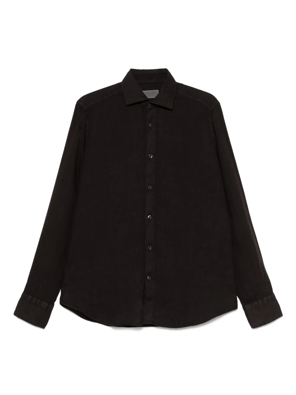 Tintoria Mattei linen shirt | Black | Image 1