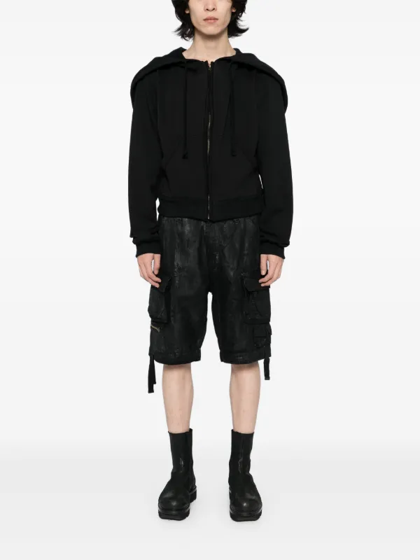 P.L.N. レザー ショートパンツ | ブラック | FARFETCH JP