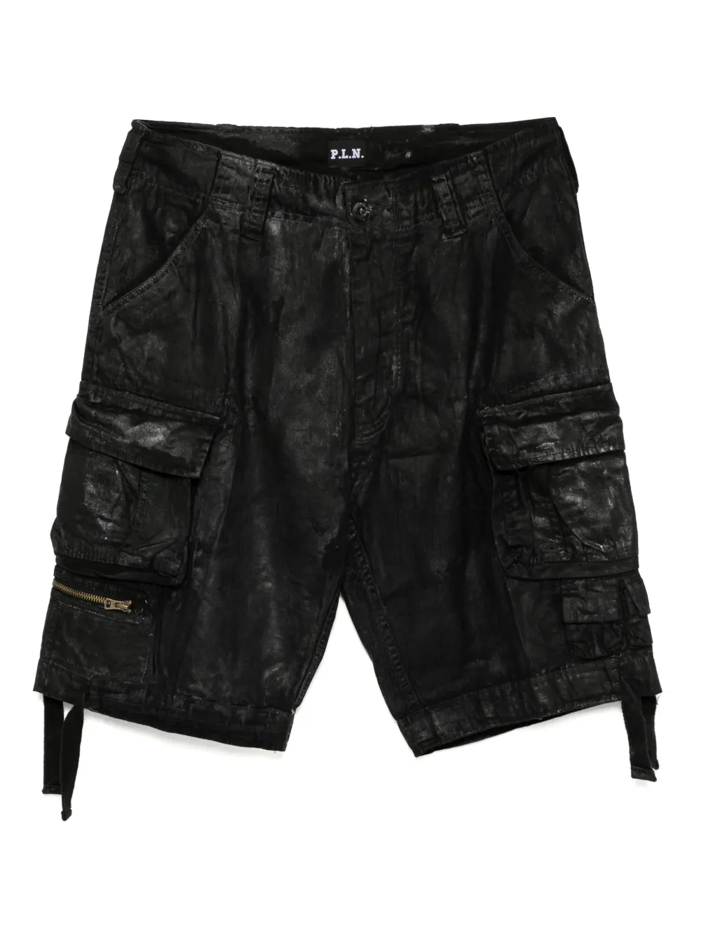 P.L.N. leather shorts | Black | Image 1