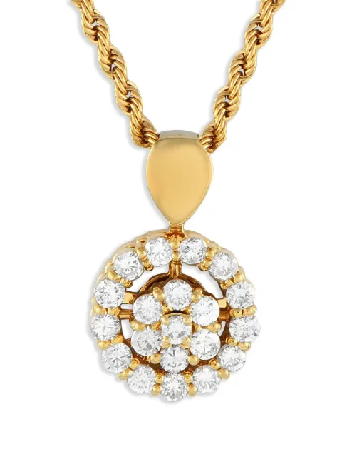 LB Exclusive 18K yellow gold diamond necklace