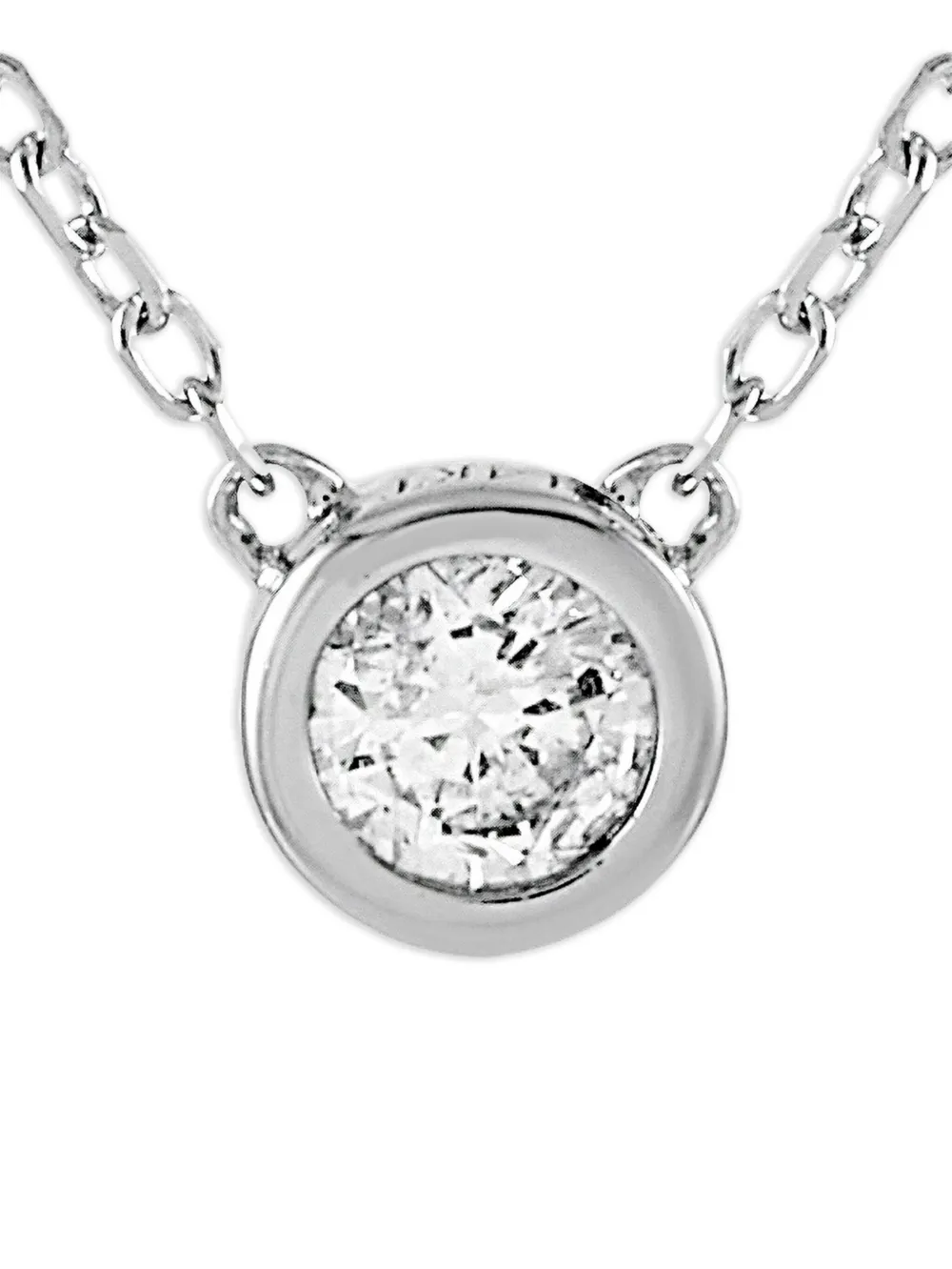 LB Exclusive 14K white gold diamond necklace | Image 2