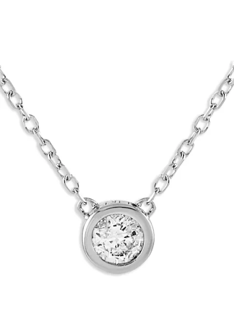 LB Exclusive 14K white gold diamond necklace