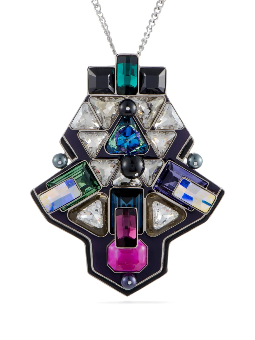 Swarovski Buzz ペンダント ネックレス - シルバートーン Swarovski Buzz ペンダント ネックレス - シルバートーン