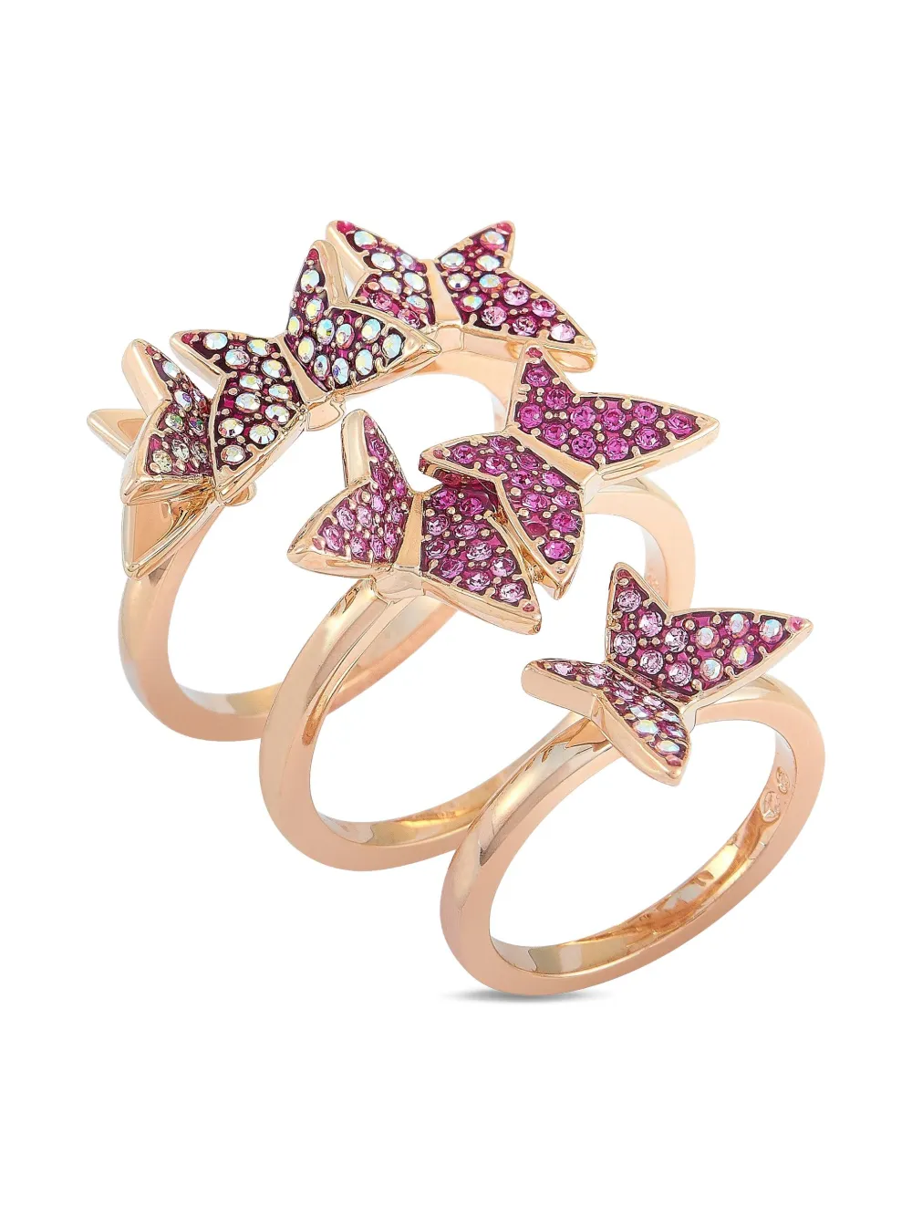 Swarovski Lilia stackable rings (set of three) | Image 2