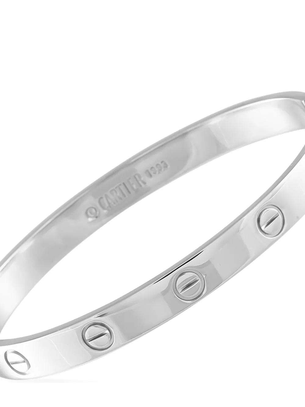 Cartier Love ブレスレット 18Kホワイトゴールド - シルバートーン Cartier Love ブレスレット 18Kホワイトゴールド - シルバートーン