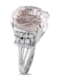 LB Exclusive diamond and kunzite ring - Silver