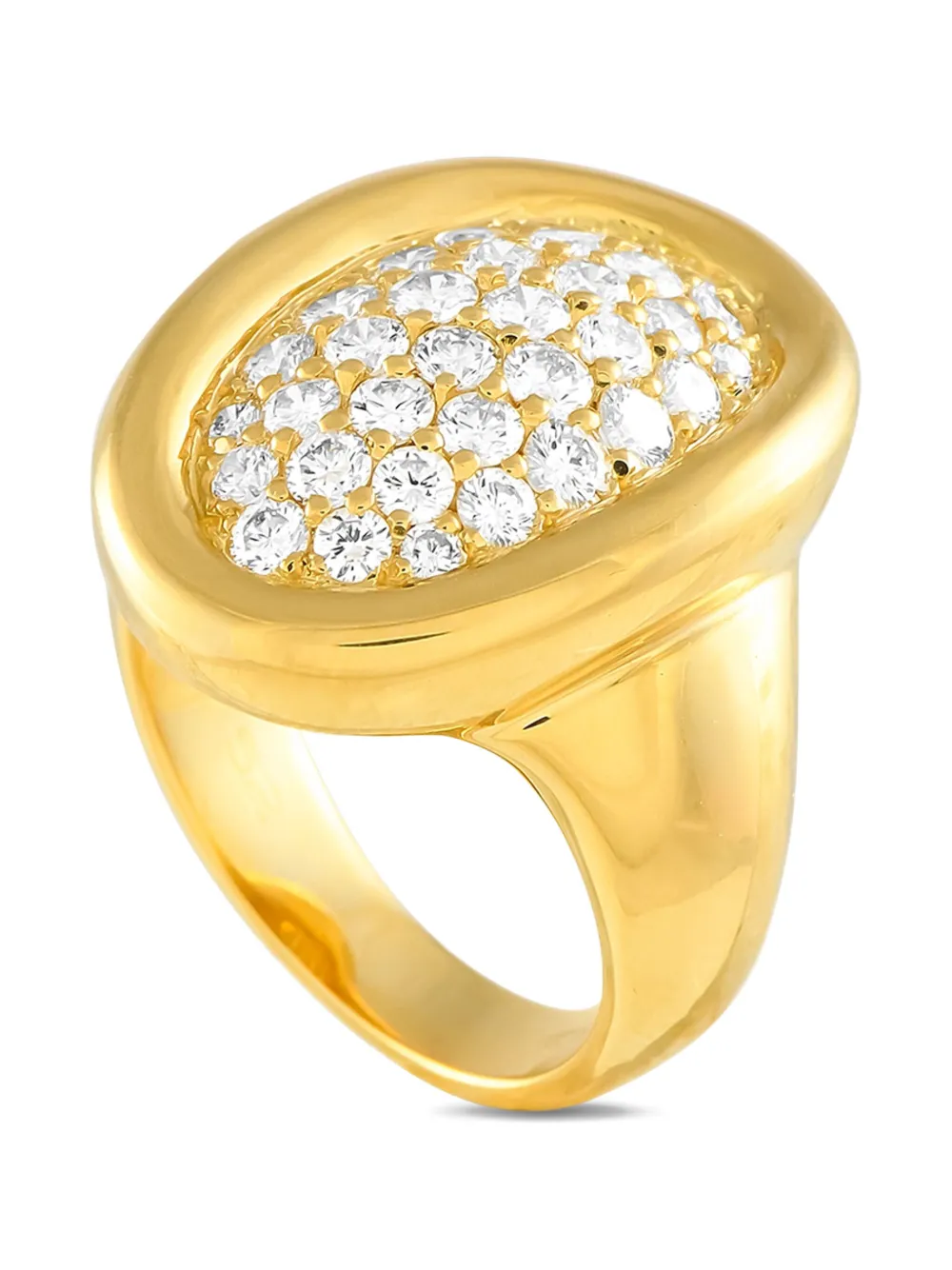 Cartier Baignoire ダイヤモンド リング 18Kイエローゴールド - ゴールドトーン Cartier Baignoire ダイヤモンド リング 18Kイエローゴールド - ゴールドトーン