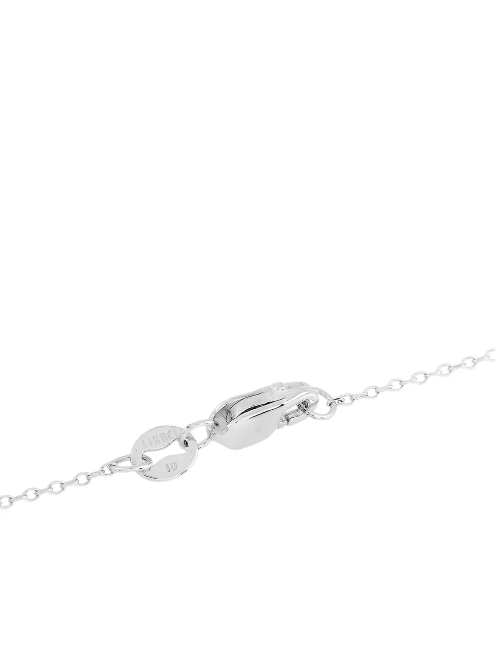 LB Exclusive 14 white gold diamond pendant necklace | Image 2