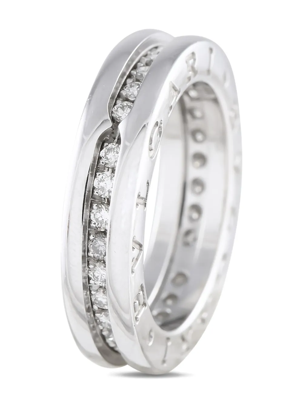 18K white gold B.Zero1 diamond ring