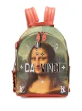 Louis Vuitton Pre-Owned 2017 Jeff Koons Masters Collection Da Vinci Palm Springs backpack - Brown