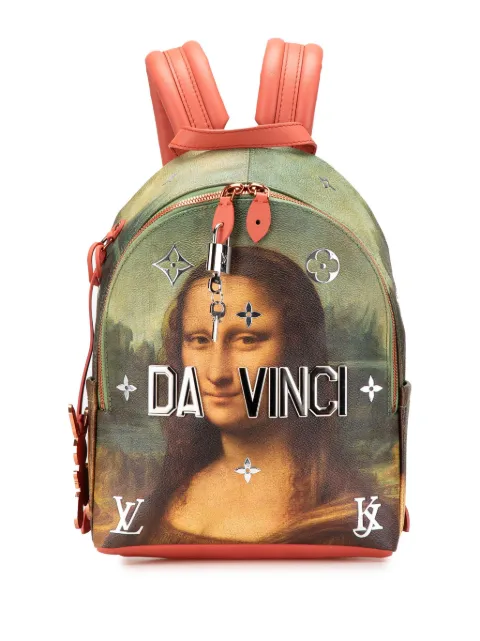 Louis Vuitton Pre-Owned 2017 Jeff Koons Masters Collection Da Vinci Palm Springs backpack