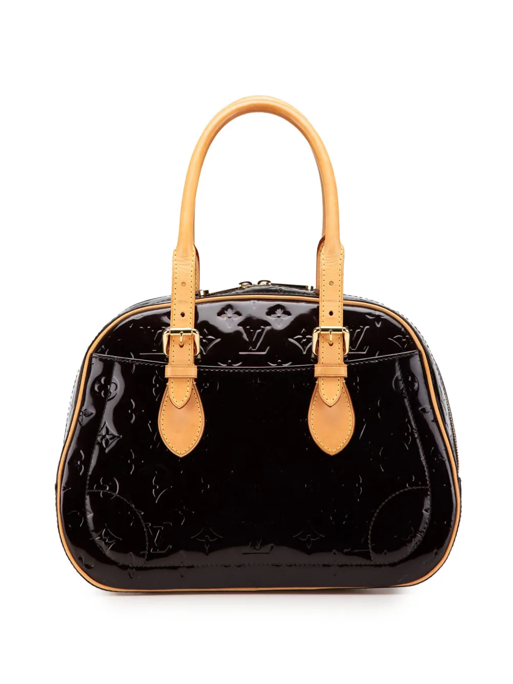 Louis Vuitton Pre-Owned 2008 モノグラム ヴェルニ サミット ドライブ ハンドバッグ - ブラウン Louis Vuitton Pre-Owned 2008 モノグラム ヴェルニ サミット ドライブ ハンドバッグ - ブラウン