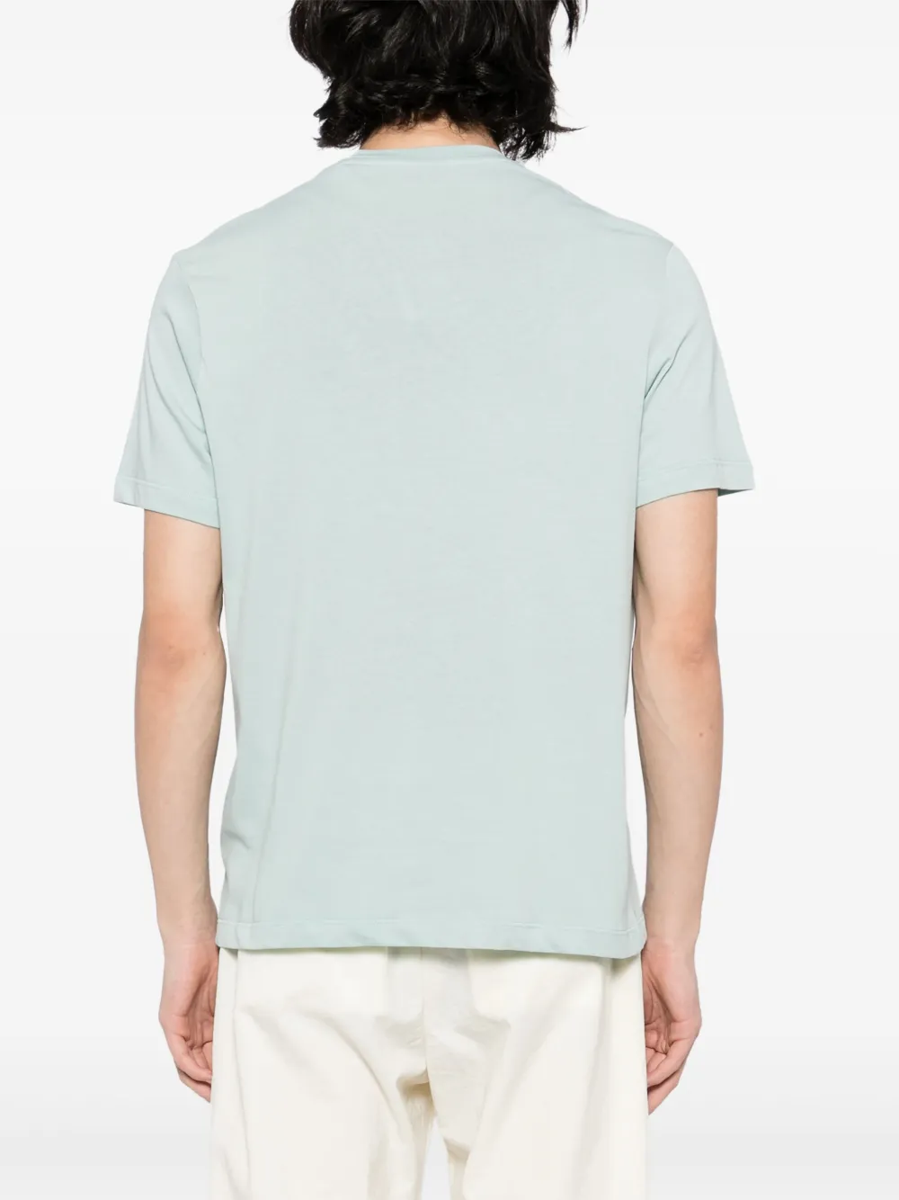 Paul & Shark T-shirt met geborduurd logo Groen