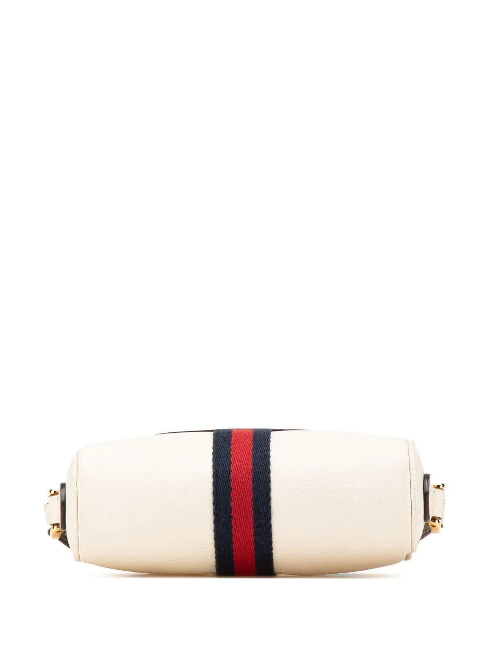 Pre-owned Gucci 2016-present Mini Leather Ophidia Crossbody Bag In White