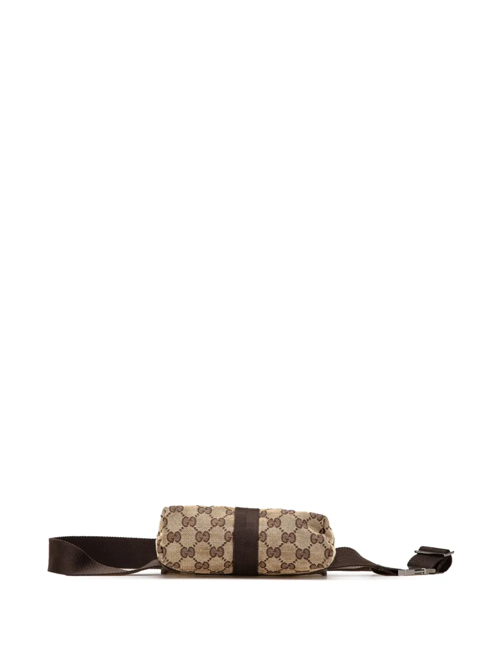 Pre-owned Gucci 2000-2015 Gg Canvas Belt Bag In Brown