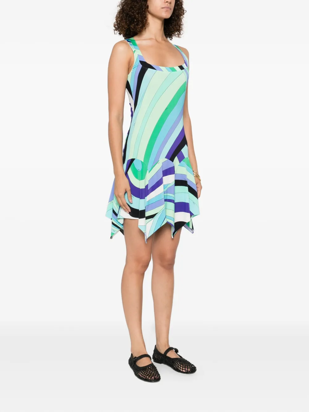 PUCCI abstract-print dress Blauw