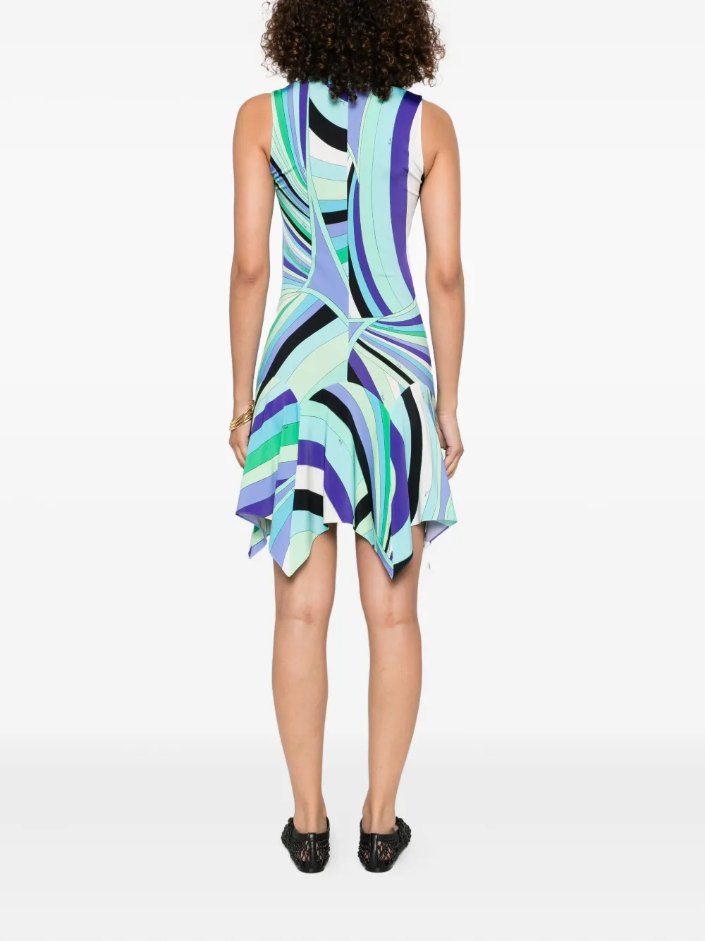 PUCCI abstract-print dress Blauw