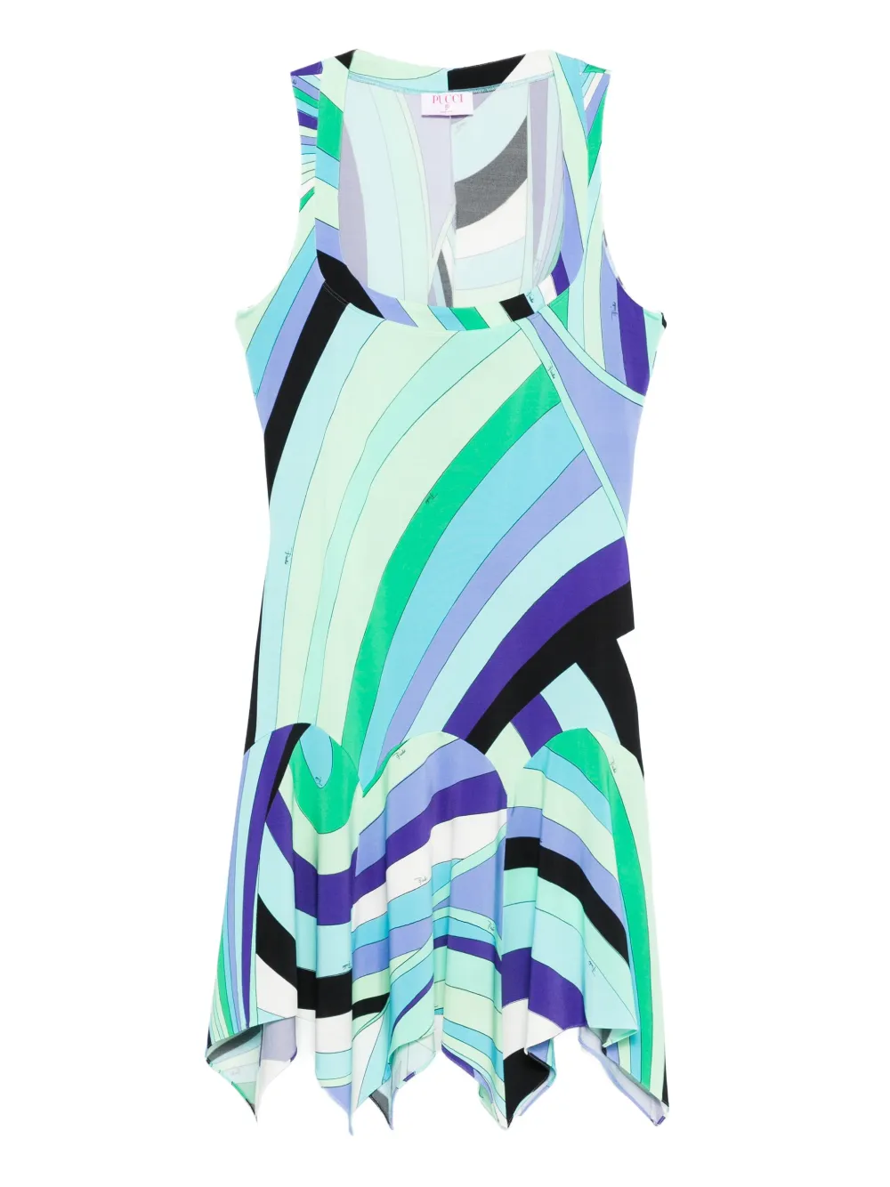 PUCCI abstract-print dress Blauw
