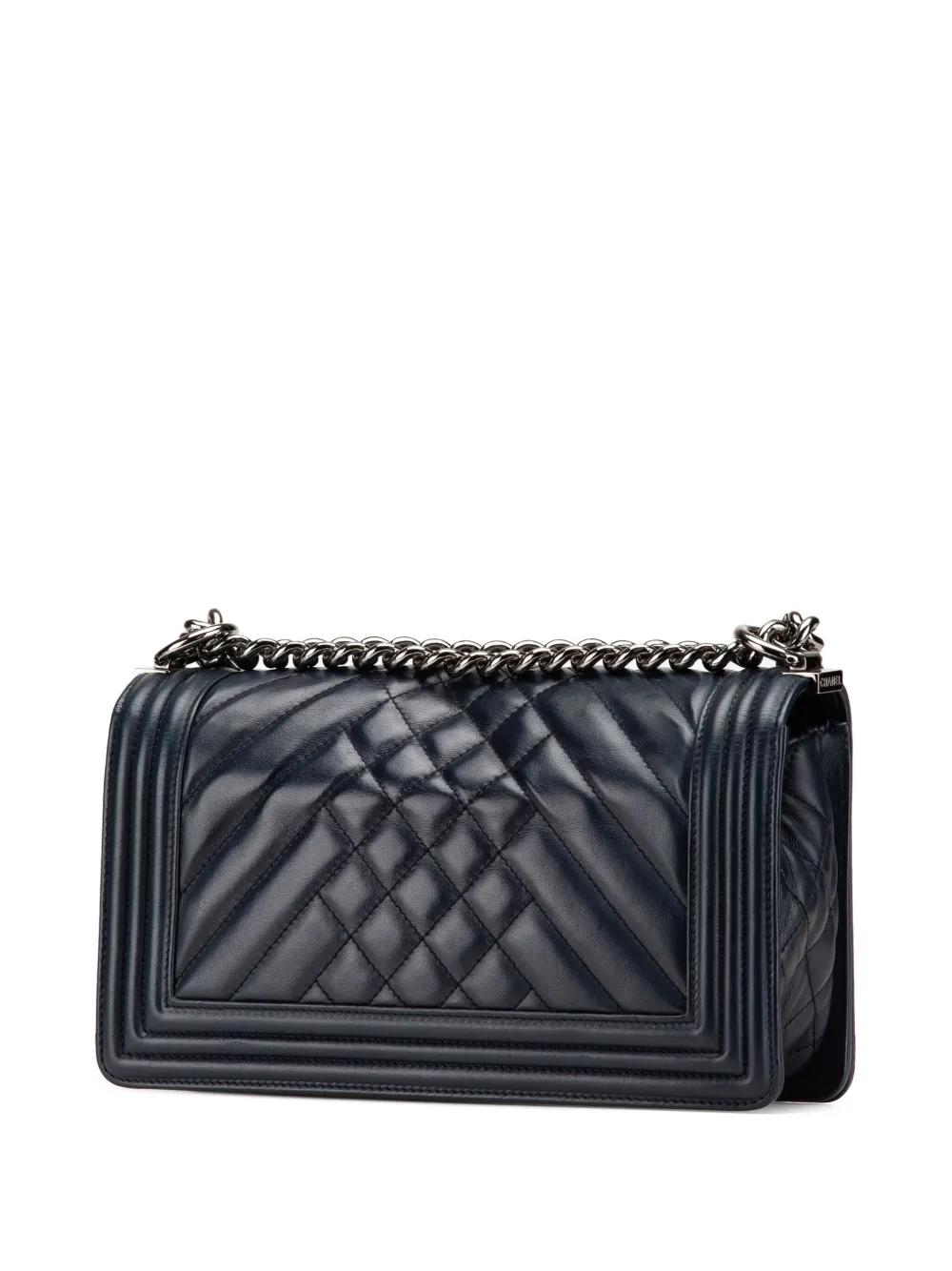 CHANEL Pre-Owned 2014 Medium Chevron Lambskin Boy Flap crossbody bag | Pre-Owned | Image 2