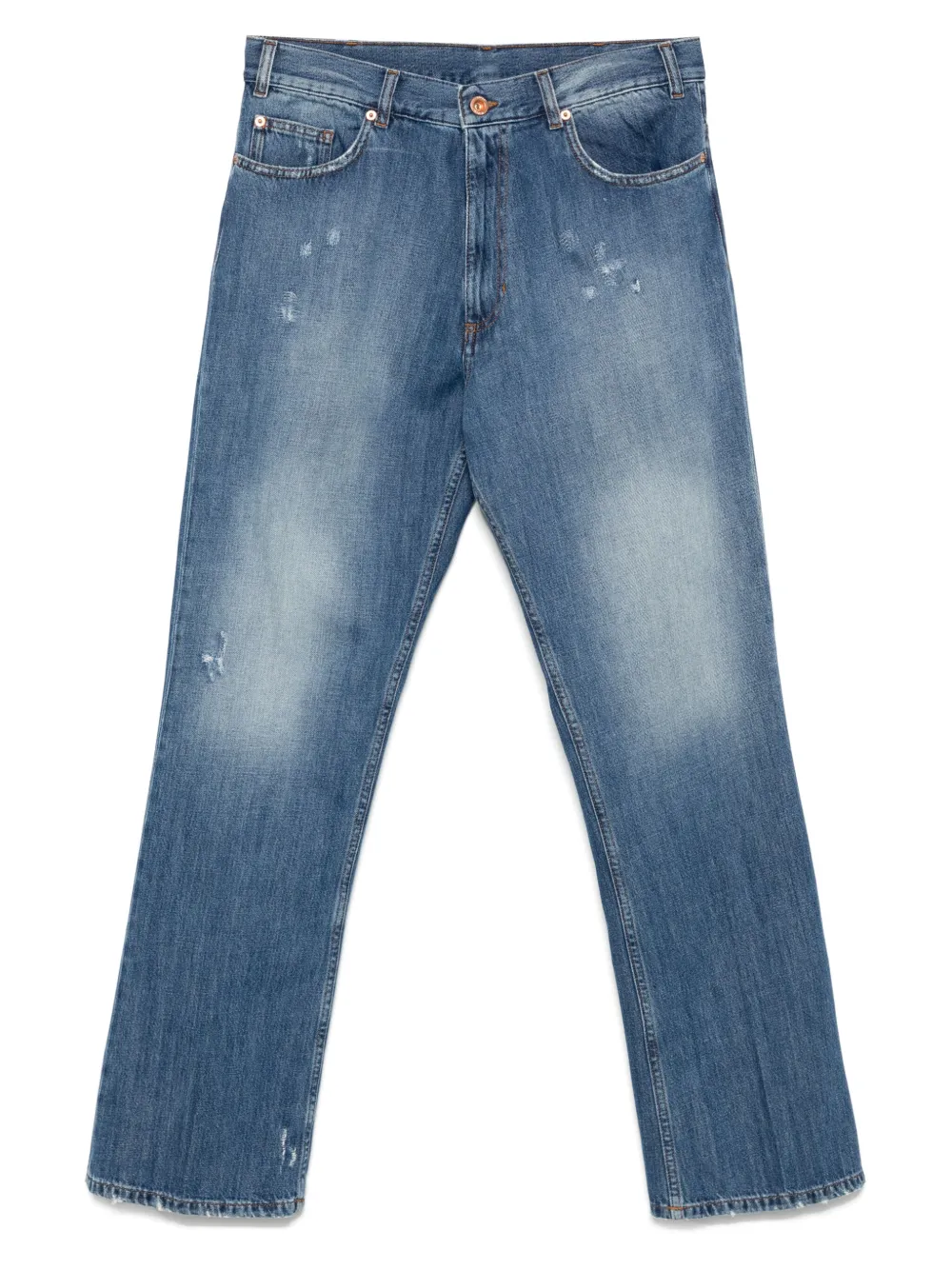 ASPESI jean à patch logo | bleu | Image 1