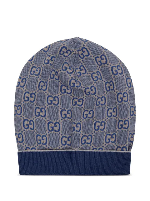 Gucci Kids monogram-knit beanie