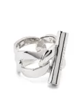 Alexander McQueen T-Bar ring - Silver