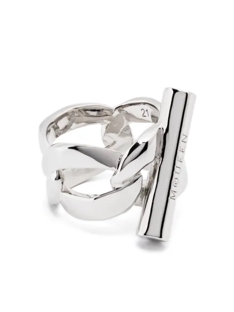 Alexander McQueen T-Bar ring