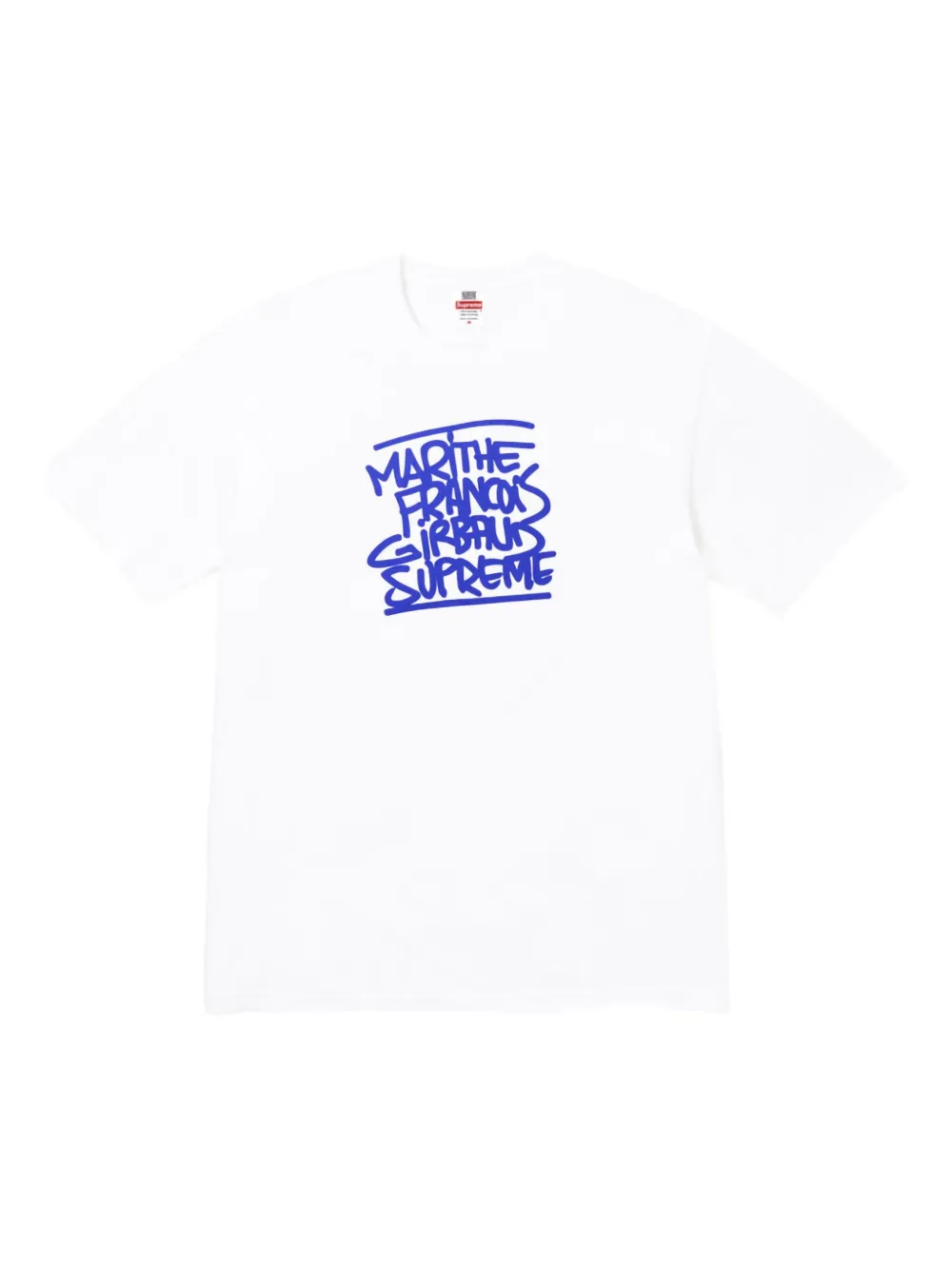 Supreme x Marithé + François Girbaud graffiti-print T-shirt | White | Image 1
