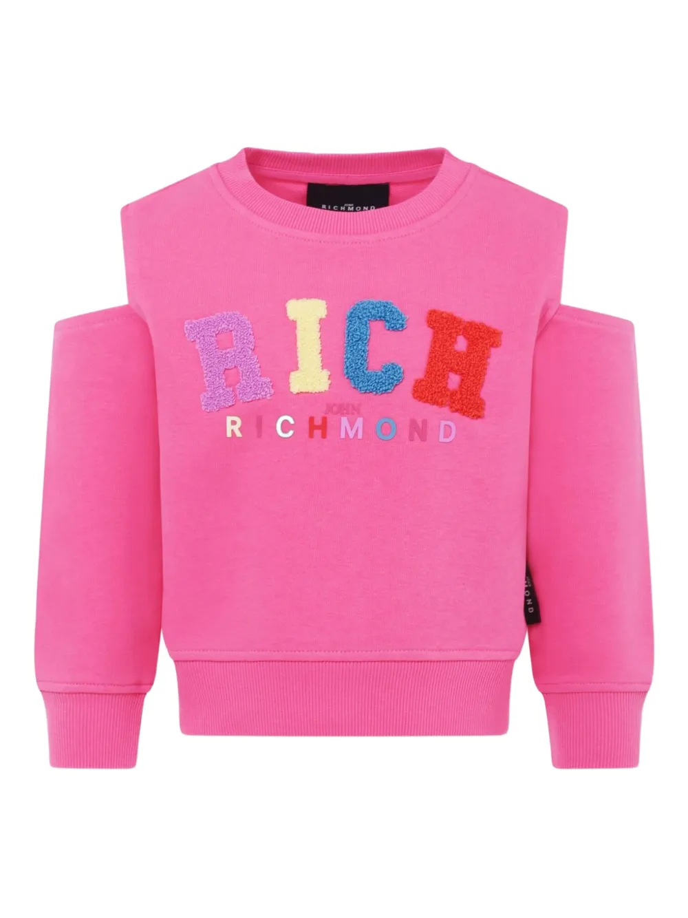 John Richmond Junior Sweater met geborduurd logo Roze