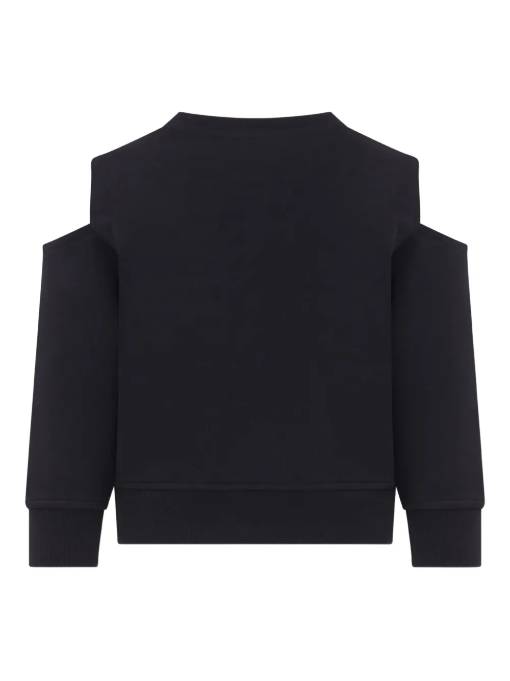Shop John Richmond Junior Logo-embroidered Sweatshirt In Black