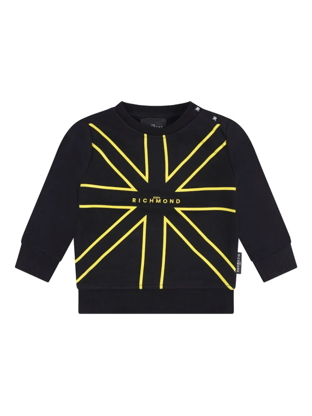 John Richmond Junior Sweater met logoprint Zwart