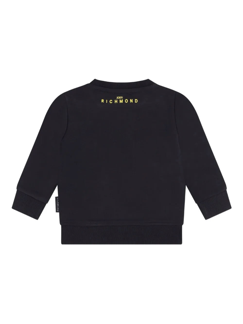 John Richmond Junior Sweater met logoprint Zwart
