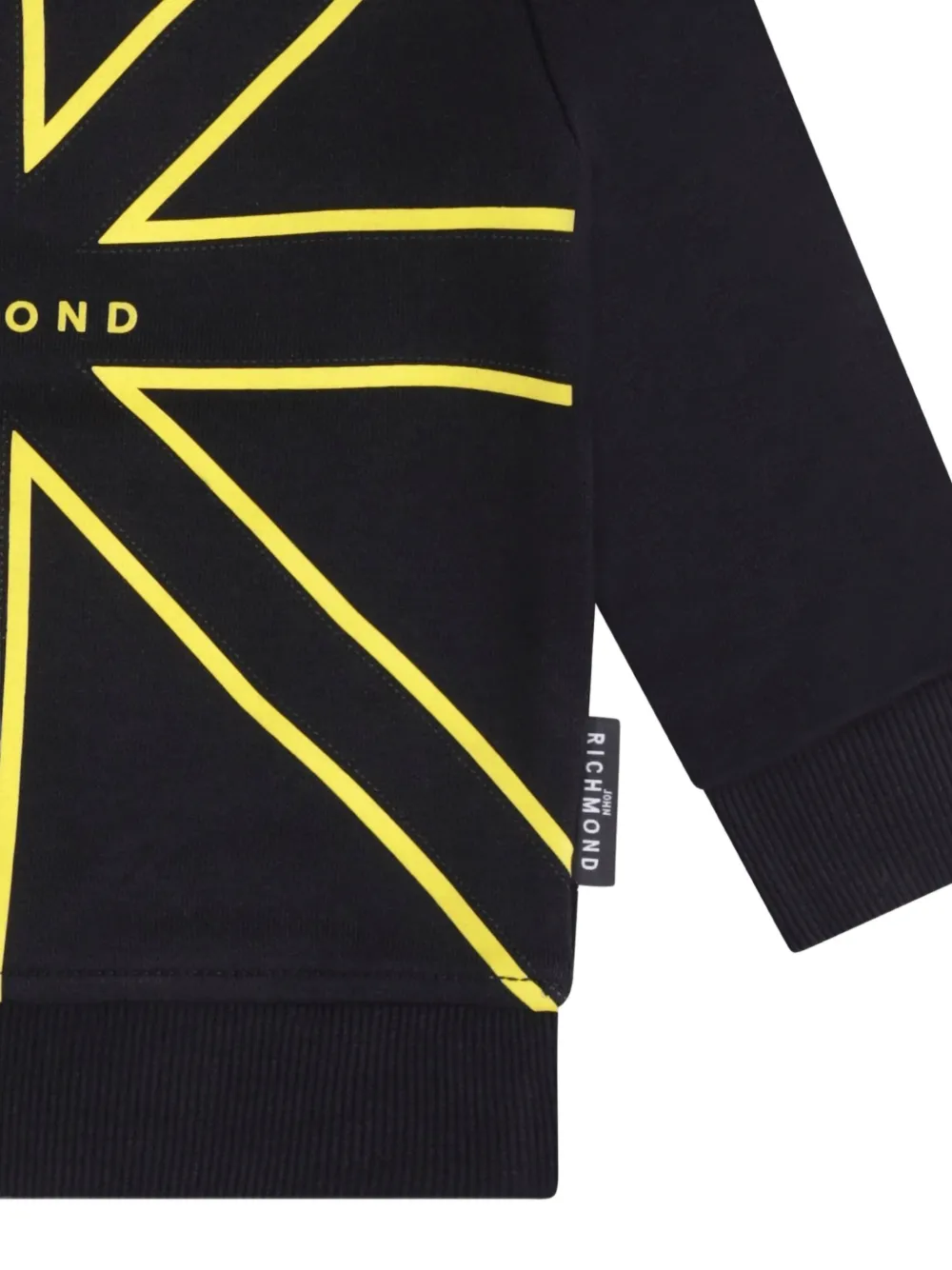 John Richmond Junior Sweater met logoprint Zwart