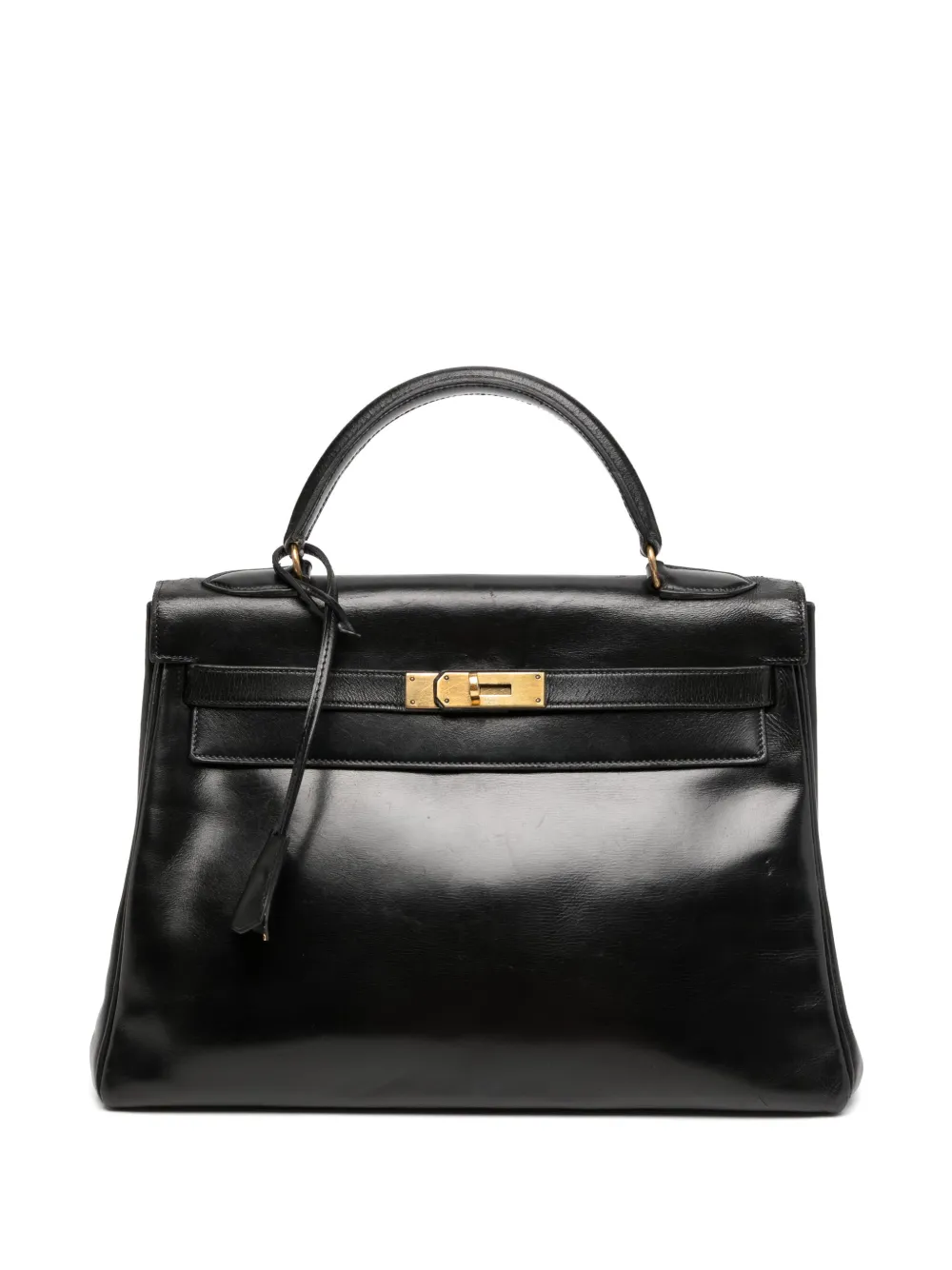 Hermès Pre-Owned ケリー セリエ 28 2way バッグ - ブラック Hermès Pre-Owned ケリー セリエ 28 2way バッグ - ブラック