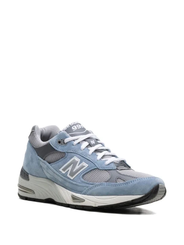 New Balance 991v1 スニーカー | ブルー | FARFETCH JP