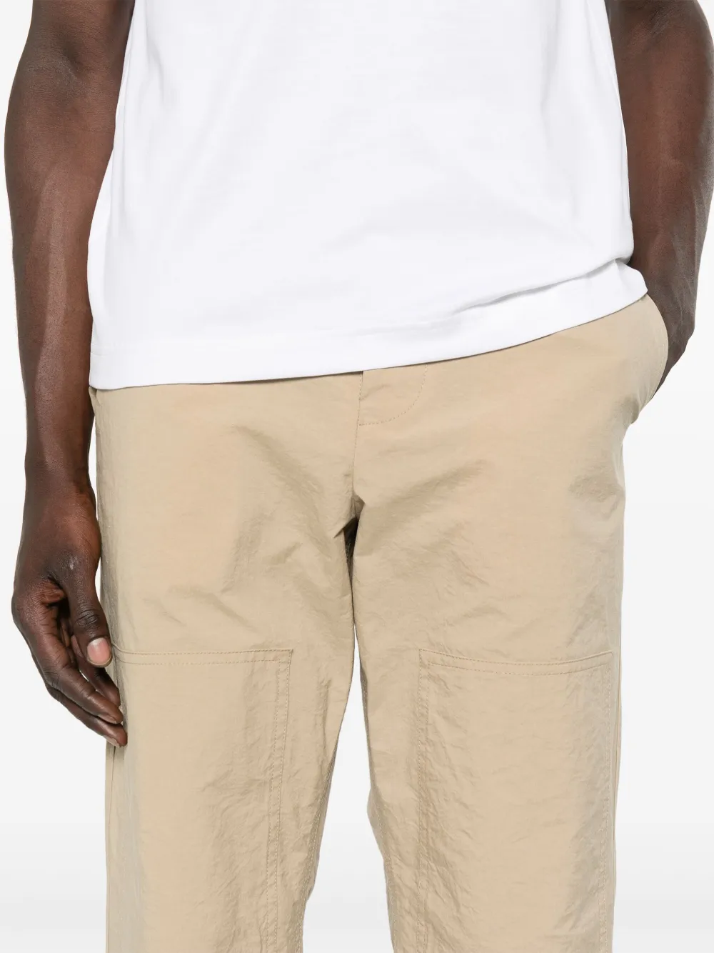 Plan C Broek met vlakken Beige