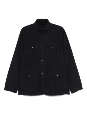 TEAM WANG Design Corduroy raw-edge Jacket | Black | FARFETCH PH