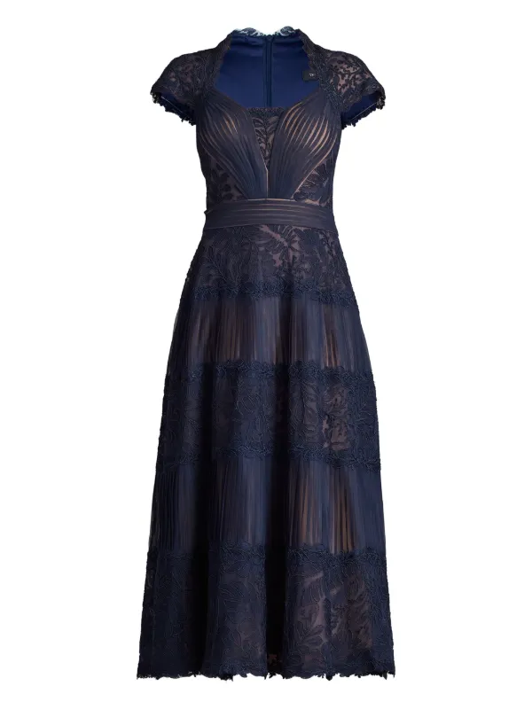 Tadashi Shoji floral-print Dress | Blue | FARFETCH Tadashi Shoji floral-print Dress | Blue | FARFETCH