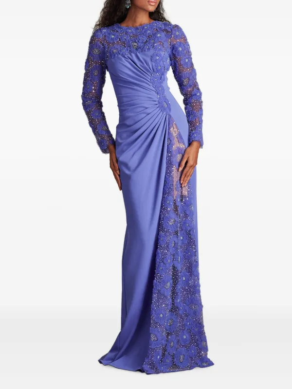 TADASHI SHOJI 紫のエレガントドレス Tadashi Shoji sequin-embellished Dress | Purple | FARFETCH