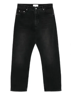 Saint Laurent Mick Long Jeans In Westwood Black Denim | Black