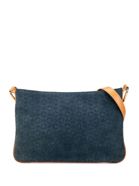 Céline Pre-Owned 2012 C Macadam Suede shoulder bag