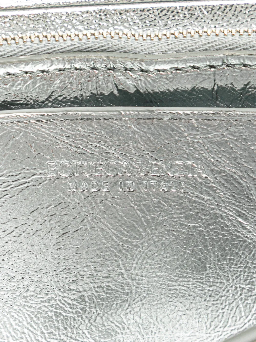 BOTTEGA VENETA 2012-2024 INTRECCIATO LAMINATED LEATHER FLAP WALLET LONG WALLETS