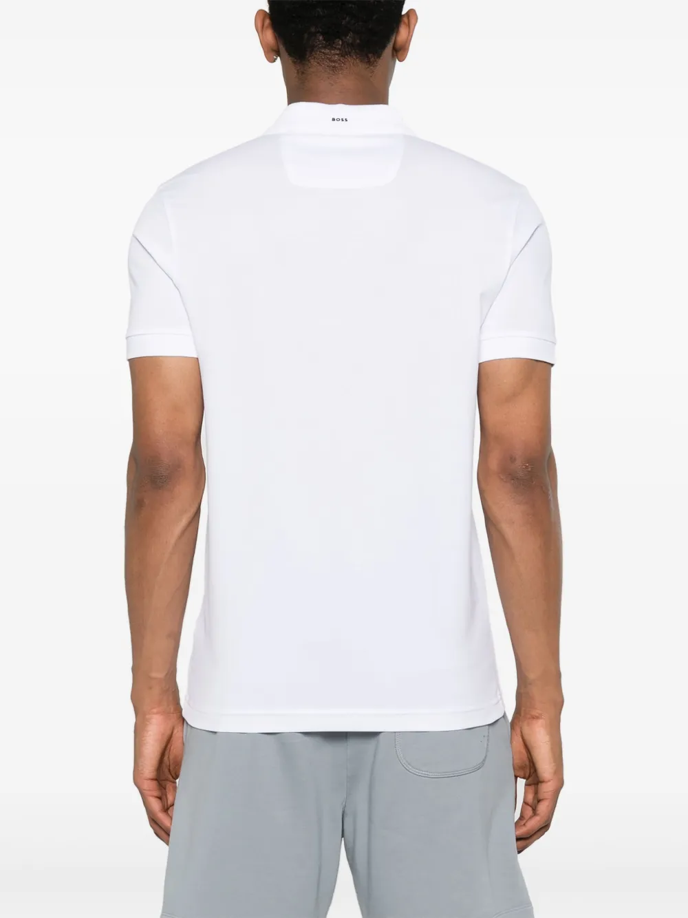 BOSS Paddy poloshirt Wit