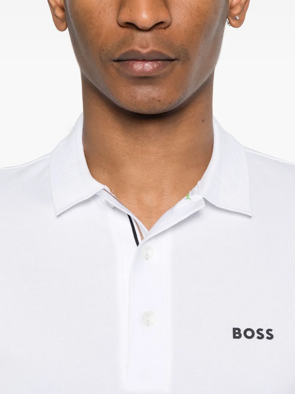 BOSS Paddy poloshirt Wit